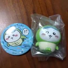 ちいかわハチワレ水族館缶バッチコレクションソフビフィギュアコレクション缶バッジ