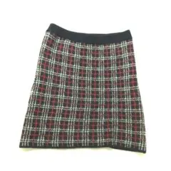 MACKINTOSH チェック柄ニット　タイトスカートのサムネイル