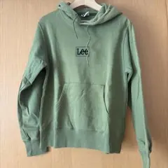 Lee フード付きパーカー カーキ色　Sサイズ