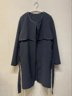 新品 La Totalite 定価￥3万800円 ブライトリネンパイピングコート 