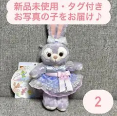 ②東京ディズニーシー　カラフルハピネス　ステラルー ぬいぐるみバッジ