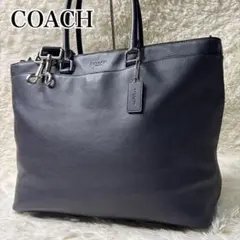 COACH Leather 2way Briefcase Business