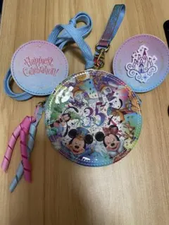 東京ディズニーリゾート35周年ネックストラップ付きパスケース入れ