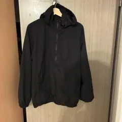 無印良品 撥水ナイロンウィンドブレーカー L 黒