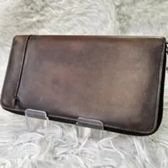 高級✨Berluti　ベルルッティ　ガスパール　ラウンドジップ長財布　ブラウンのサムネイル