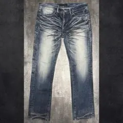 archive FUGA whiskering denim Y2K 鬼ヒゲ