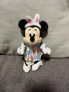 2016年　ディズニー イースター ミニー ぬいぐるみバッジ ヒピホピ