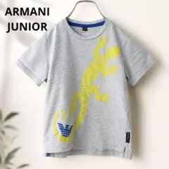 ARMANI JUNIOR ジュニア Tシャツ 4A 104cm 綿 グレーのサムネイル
