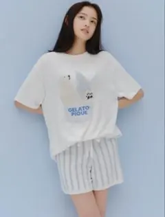 新品タグ付き GELATO PIQUE ジェラートピケ　しろくまセットアップ