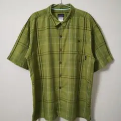 00s Patagonia 半袖チェックシャツ L パタゴニア