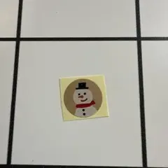 雪だるま ステッカー