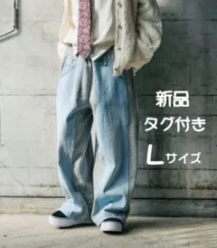 ✨新品✨ニコアンド MODE NORM CORE デニムパッチワークパンツ Ｌ