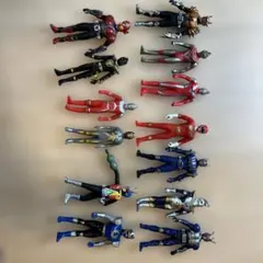 戦隊ヒーロー 仮面ライダーウルトラマンソフビ 13体セット