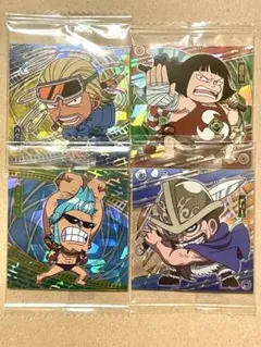 ワンピース　ウエハースシール　4枚セット　GR SR