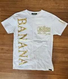 BANANA SEVEN ゴールドプリント Tシャツ