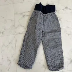 チェック柄カジュアルパンツ 95cm以下