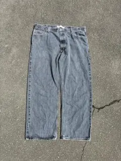 Levi's 569 ブラックデニムパンツ　w42 極太　sk8 jncoのサムネイル