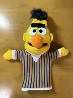 【80s vintage】　セサミストリート　バート　ハンドパペット　アプローズ