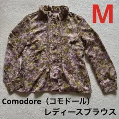 美品✨ Comodore（コモドール）レディースブラウス　Mサイズ　昭和レトロ