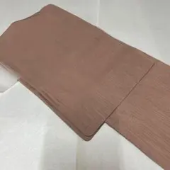 正絹　色無地　薄い桃色　一つ紋　京呉服　京仕立て