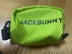 JACKBUNNY 蛍光グリーン ポーチ