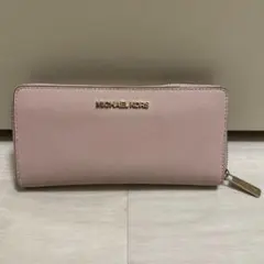 MICHAEL KORS 長財布 ラウンドファスナー ピンクのサムネイル
