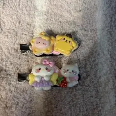 ホイップデコ前髪クリップ2個セット