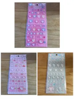 【3種セット】サンリオ ハローキティ タイルシール 90s 日本限定 正規品