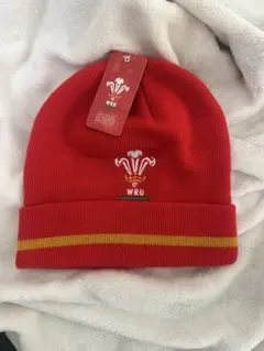【WRU ラグビーウェールズ代表】　ビーニー　ニット帽　スノボー・スキー帽子