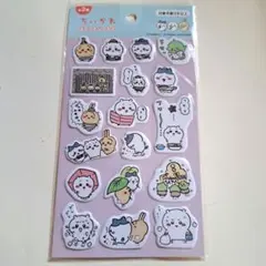 シール ちいかわ ハチワレ うさぎ ぷくっとシール キャンドゥ セリア