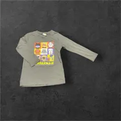 アンパンマンプリント&モンボ刺繍 ロンT 100cm 本体綿100% 2枚セット