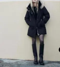 【極美品】ZARA Winter parka ウォーター＆ウインドプロテクト