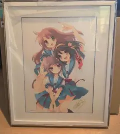 浮世絵 ガールズ＆パンツァー（ガルパン） 最終章 大洗美人姉妹図 江戸　額縁 浮世絵 ガールズ＆パンツァー（ガルパン） 最終章 大洗美人姉妹図 江戸