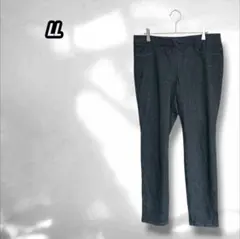 カジュアルパンツ シンプル ストレッチ グレー 大きいサイズ LL