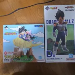 一番くじ　ドラゴンボール　ベジータ & 孫悟空&チチ フィギュアセット