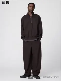 UNIQLO ブラッシュドスウェットワイドパンツ+M＆スウェットワイドパンツＬ