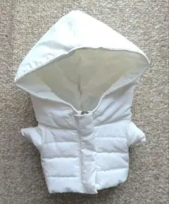 20cm ダウン　ジャンパー　ジャケット　白