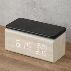 置くだけスマホ充電LED時計(ニトリデコホーム)のサムネイル