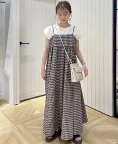 ヌキテパ2025 チェック柄キャミワンピース - メルカリ