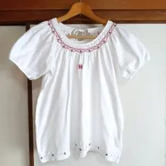 ピンクハウス チェリー さくらんぼ モチーフ 半袖 カットソー 刺繍