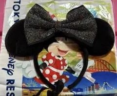 ディズニー　カチューシャ　ミニー　スパンコール