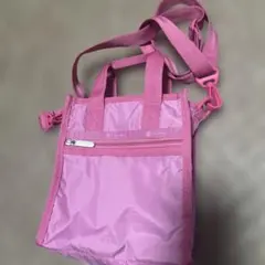 未使用レスポートサックショルダーバッグピンク2way MINI N/S TOTE
