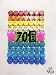 期間限定お値下げ‼️ ②-5カラフル70個❤️ペットボトルキャップ