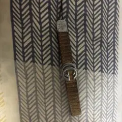 Gucci ブラウンレザー キーホルダー