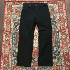 00s Dickies ディッキーズ ブラック ワークパンツ W94cm