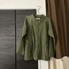 マライカゆったり着丈68身幅55ブルゾンmalaikaジャンパー上着ジップアップ