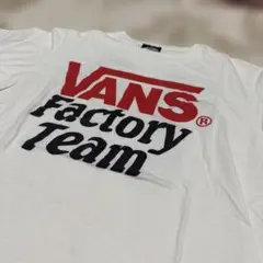 希少・名作】VANS Factory Team Tシャツ Lサイズ - メルカリ