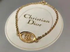 美品 Diorロゴ ブレスレット ゴールド ディオール 18cm ヴィンテージ