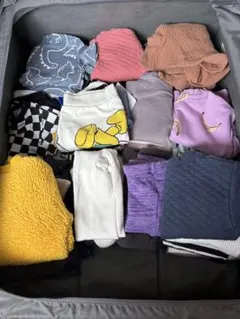 ベビー　子供服　まとめ売り　59着　新生児〜　夏服　冬服のサムネイル