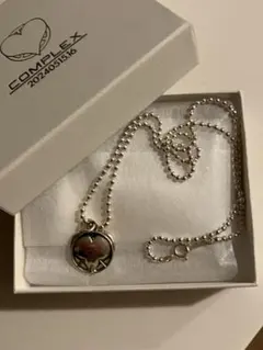 【未開封】　COMPLEX 『日本一心』ピースハート・シルバーネックレス 未開封】 COMPLEX 『日本一心』ピースハート・シルバーネックレス